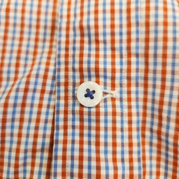 Spier & Mackay Handmade Slim Shirt Mens 16 Multicoloured Gingham Checks Oxford - Picture 5 of 10